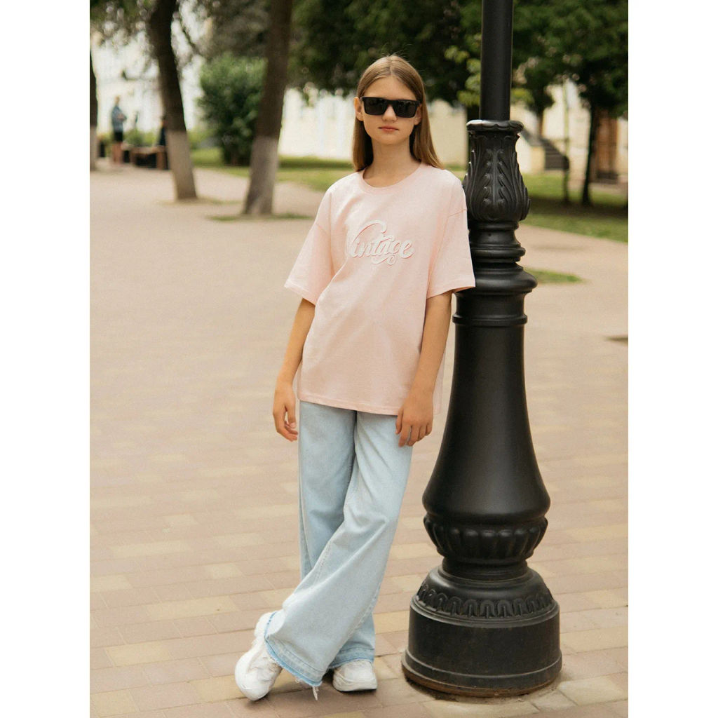 Футболка оверсайз кулирка 1657100304 - Youlala фото 14