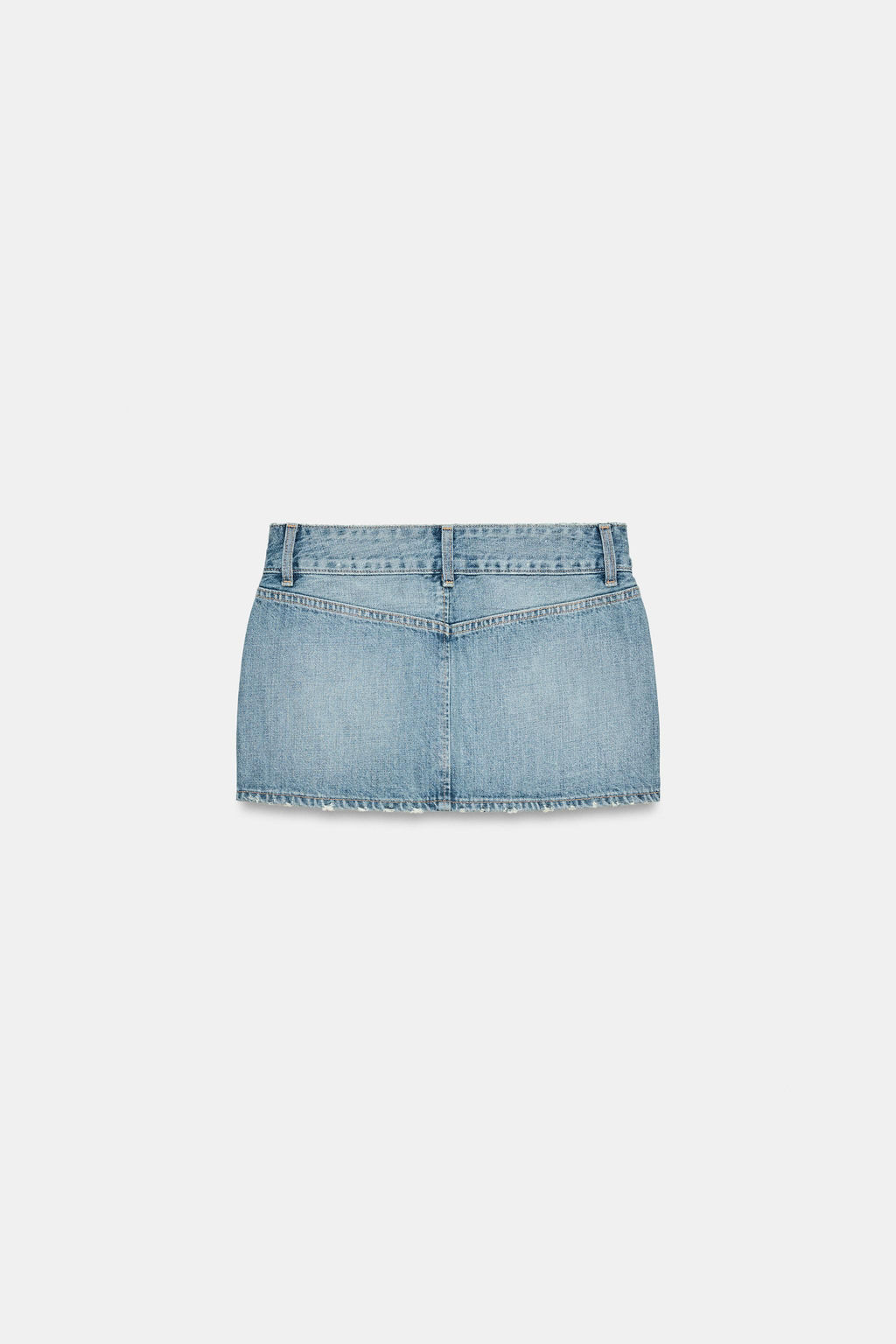 TRF DENIM MINI SKIRT - Zara фото 13
