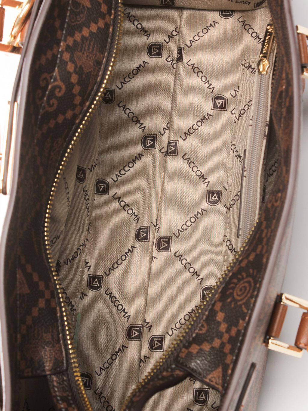 LACCOMA сумка АС859-Россия-шоколад эко кожа