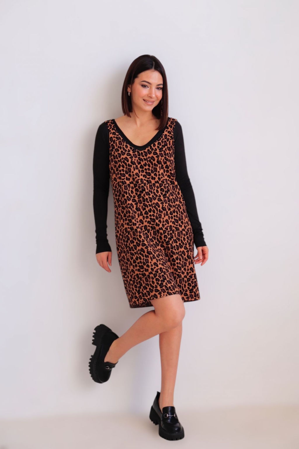 Martichelli Платье с анималистичным принтом  фото 6