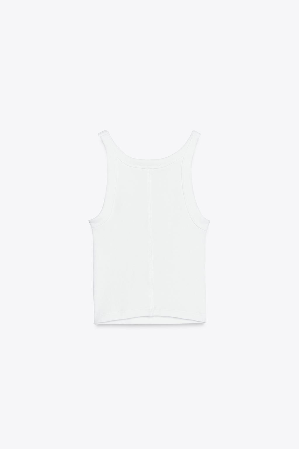 RIBBED CROP TOP - Zara фото 8