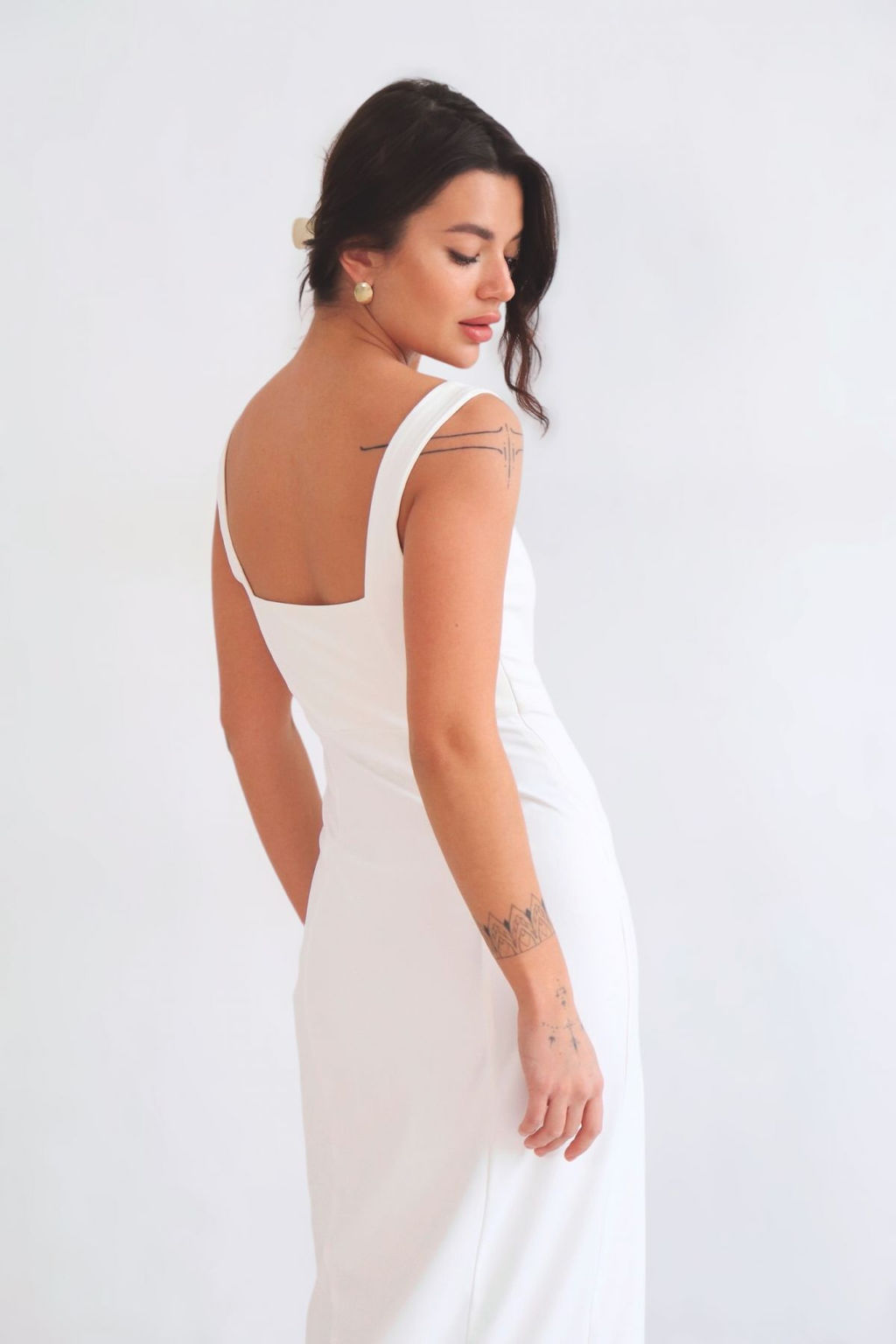 Martichelli Платье белое  фото 6