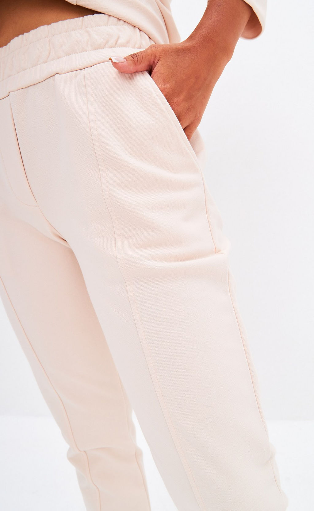Брюки спорт F312-0851 pale beige - Fine joyce фото 2
