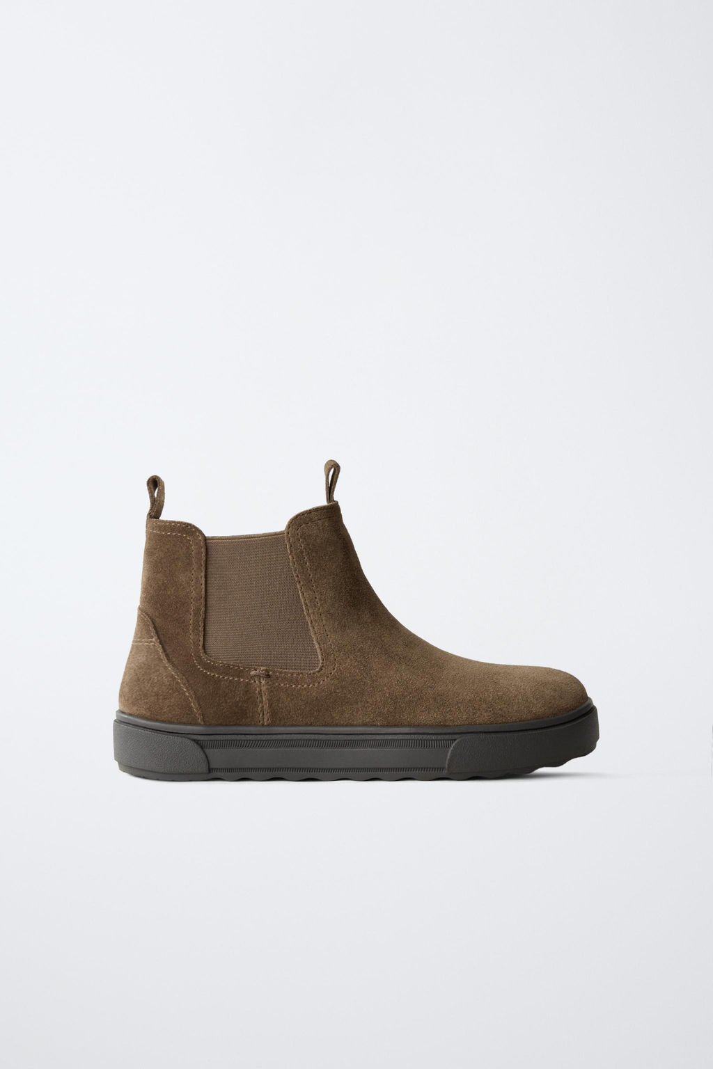 SPLIT SUEDE CHELSEA ANKLE BOOTS - Zara фото 9