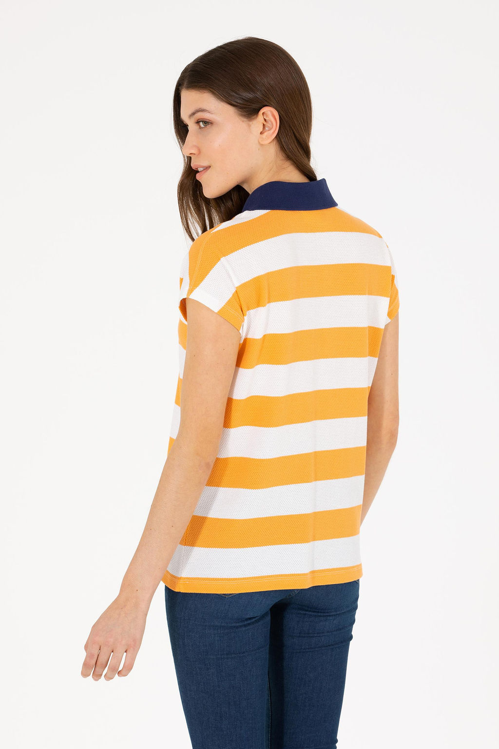 Женская оранжевая футболка - U.s. polo assn фото 19