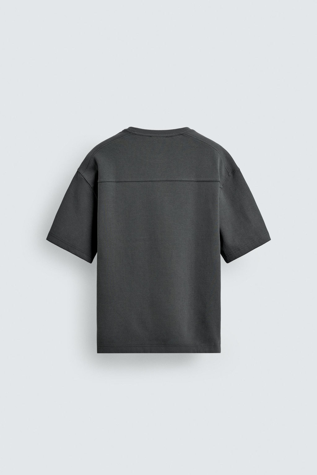 SUDADERA RELAXED FIT INTERLOCK / Azul / Gris - Zara фото 7