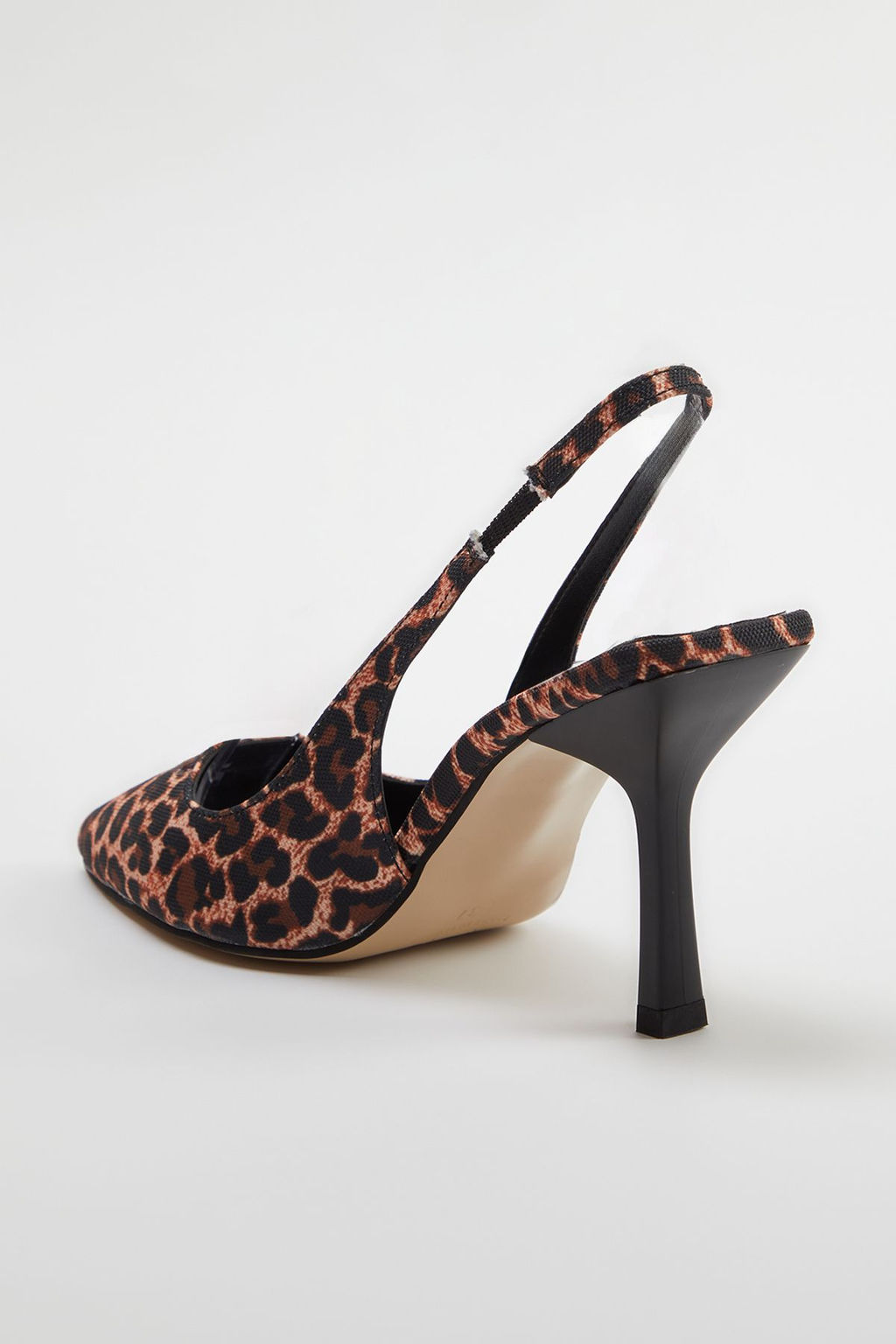 Trendyol Shoes Leopar Desenli Sivri Burun Kahverengi Kad?n Topuklu Ayakkab? TAKSS24TO00018 - Trendyolmilla фото 4