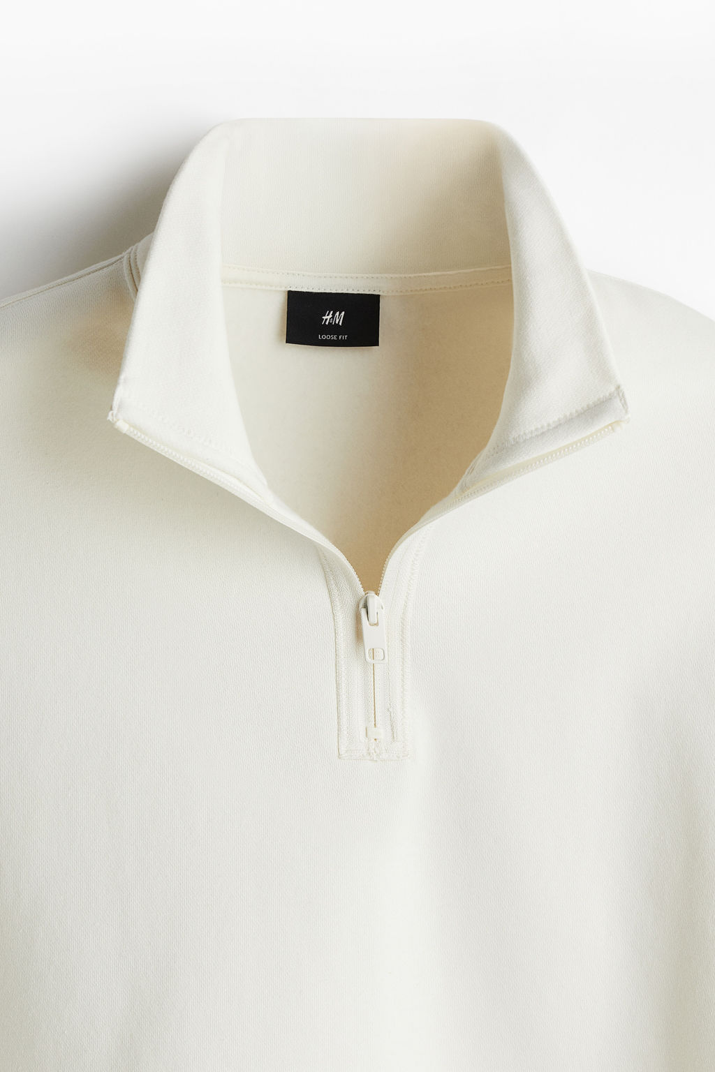 Sudadera con media cremallera Loose Fit - H&m фото 2