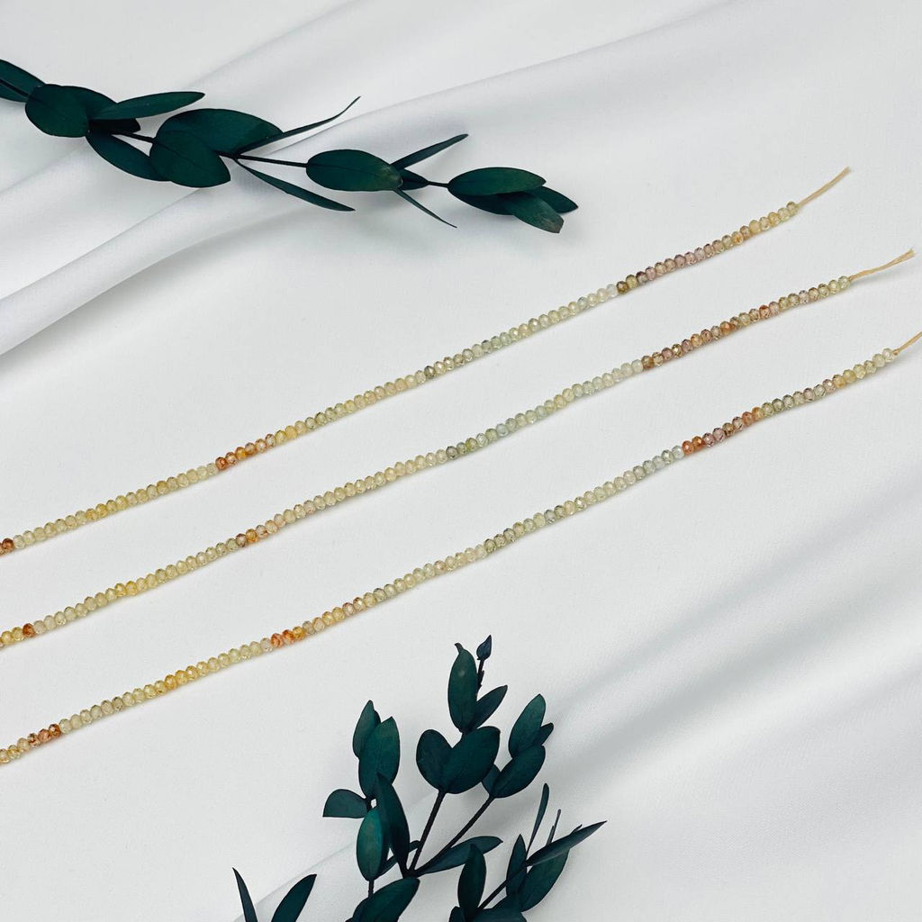 Бусины для украшений из Циркона (160 бусин) 32 см