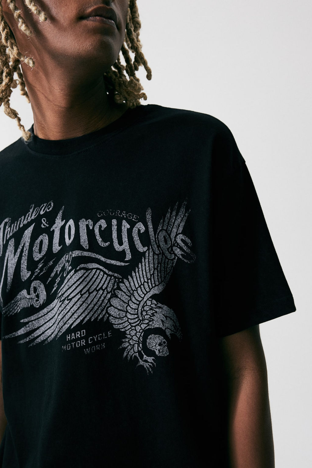 Camiseta estampada de estilo vintage Loose Fit - H&m фото 3