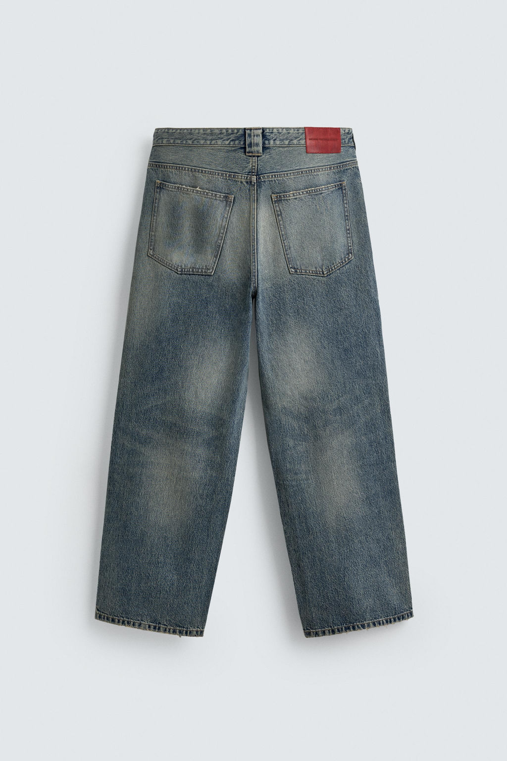 RELAXED FIT EMBROIDERED NFL MIAMI DOLPHINS JEANS - Zara фото 6