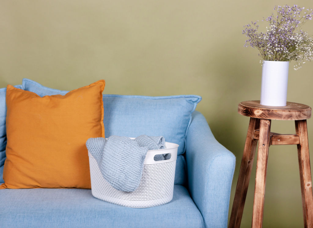 Корзина для хранения OSLO 18л молочный туман PT1353МЛ-10