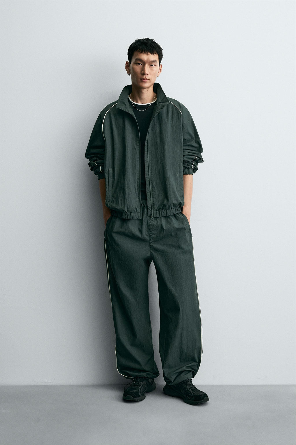 CONTRAST TECHNICAL JOGGER TROUSERS