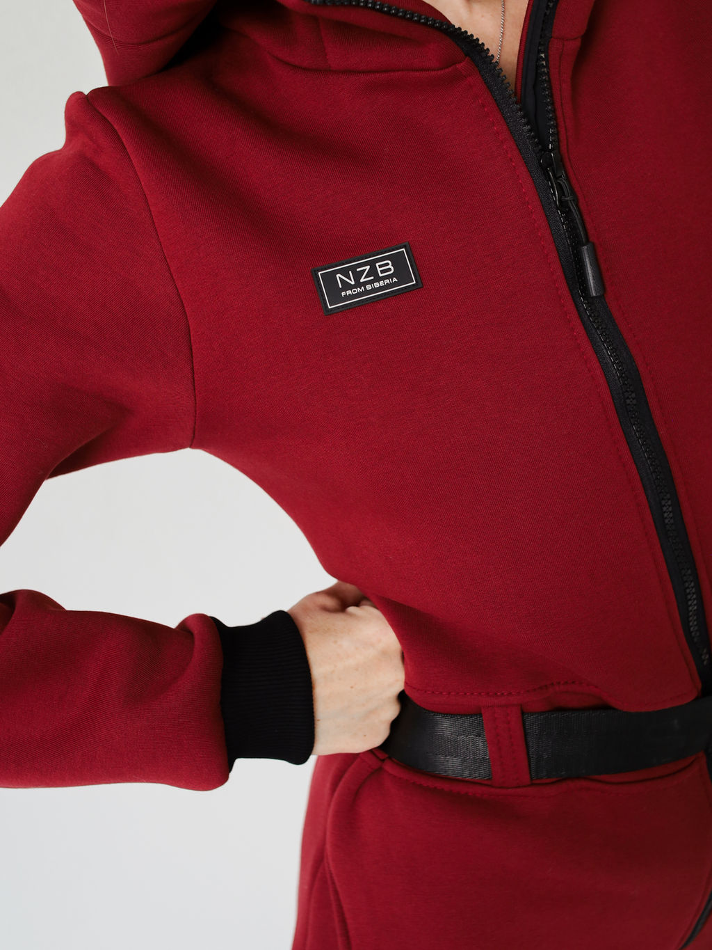 Комбинезон утепленный NOT FOR ALL женский, бордо - Inzibe фото 5