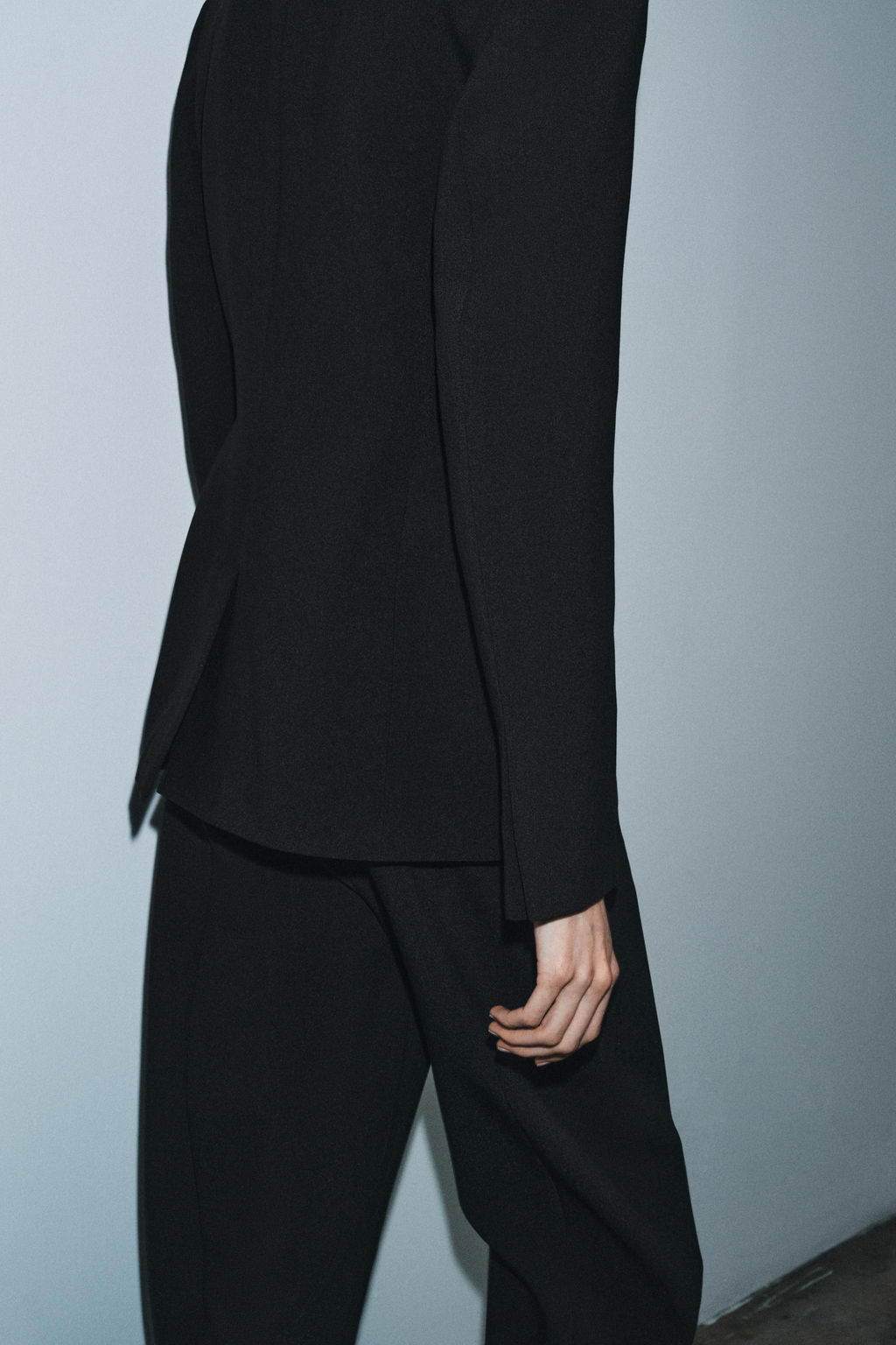 FITTED BLAZER WITH TOPSTITCHING ZW COLLECTION - Zara фото 3