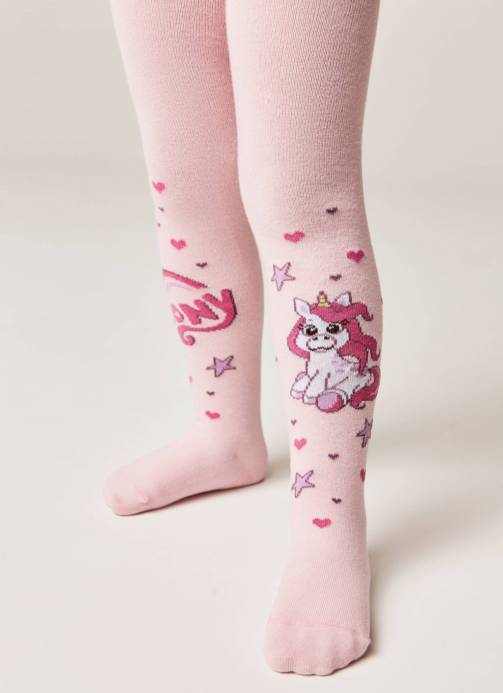 БРЕСТСКИЕ 3280 KIDS КОЛГОТКИ ДЕТСКИЕ (рисунок) БЛ.РОЗОВЫЙ - Conte elegant фото 2
