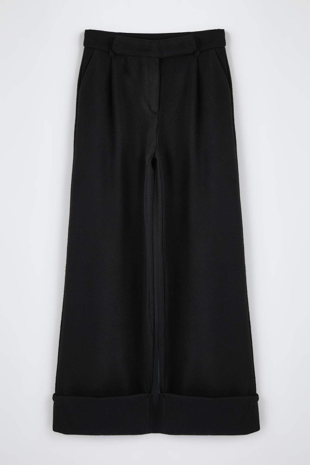 Trendyolmilla Limited Edition Antrasit Wide Leg/Genis Paca Yuksek Bel Dokuma Pantolon TWOAW23PL00302 фото 16