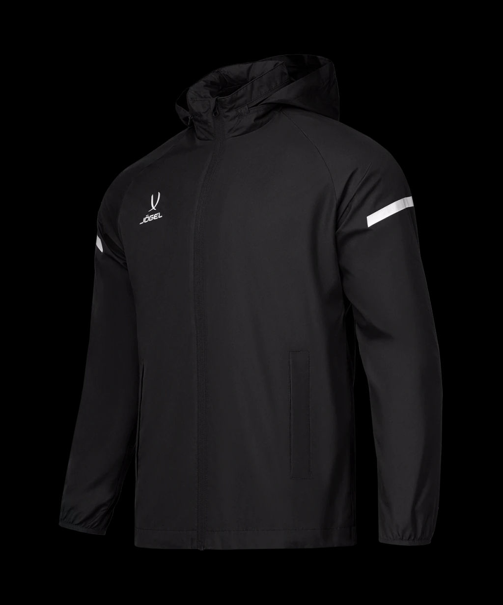 Куртка ветрозащитная JOGEL CAMP 2 Rain Jacket, черный, детский фото 2