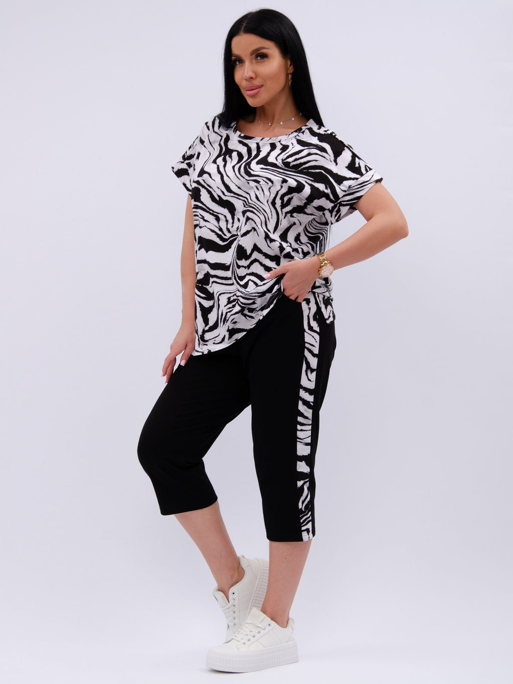 Костюм "Даниэла" чёрный, трикотаж