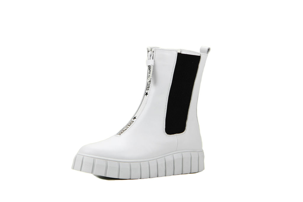 Ботинки 345.1918w.White/Мех