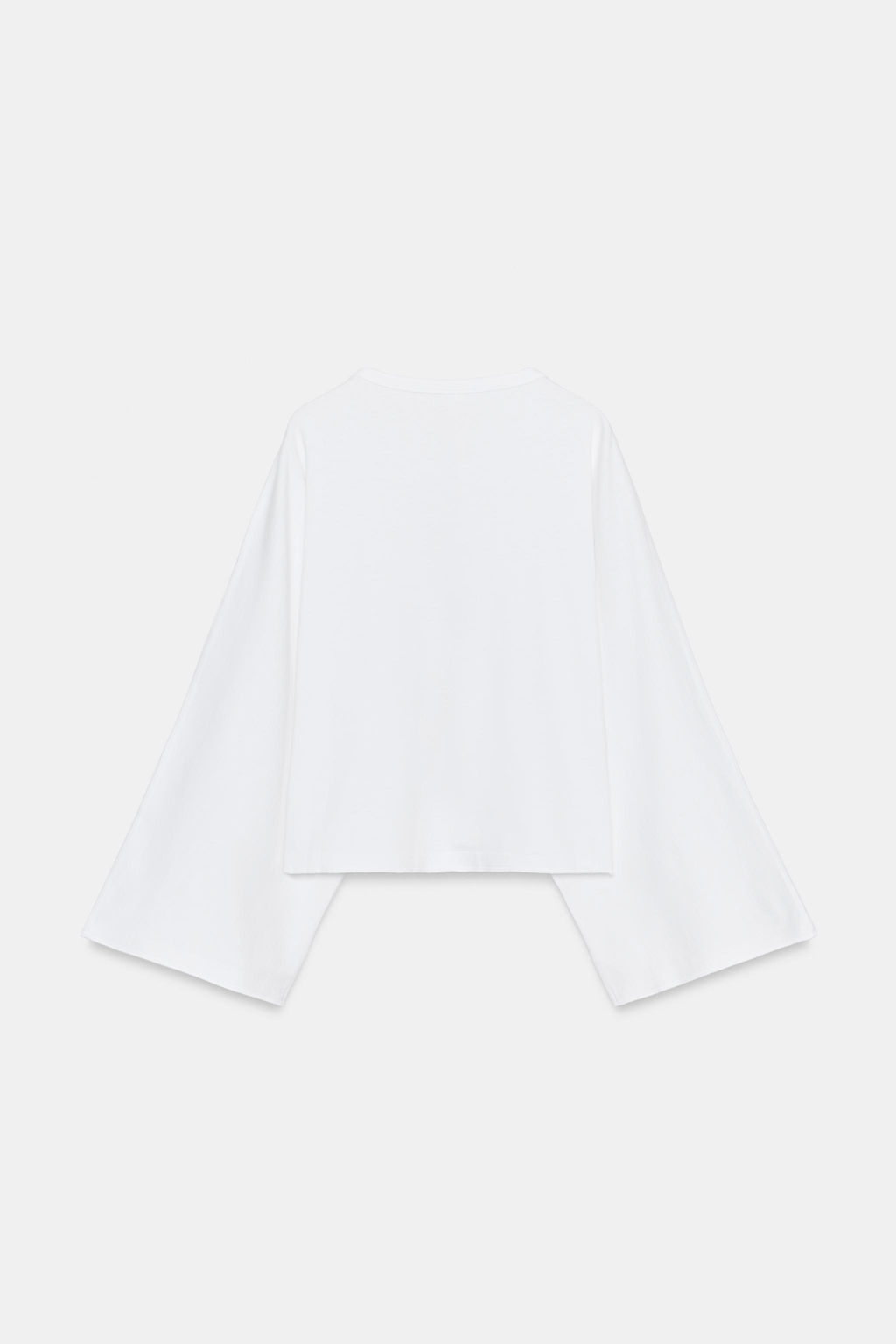 CAMISETA MANGA CAPA / Blanco - Zara фото 8