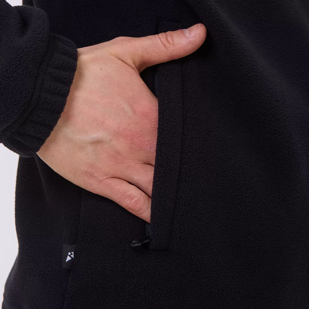 RODOS Толстовка на молнии мужская флис М-322 Черный  фото 8