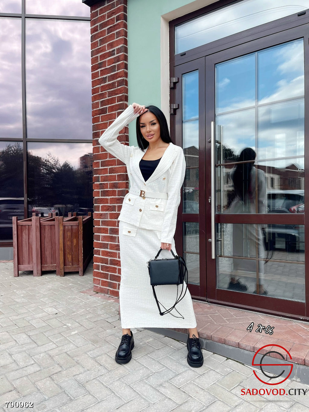 Женский костюм с юбкой - Bruno фото 2