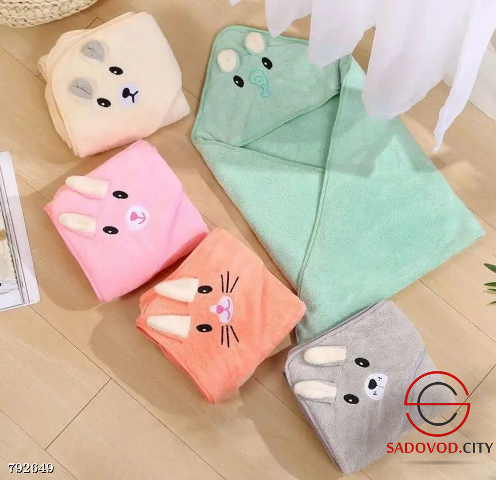 Детское полотенце-уголок из микрофибры