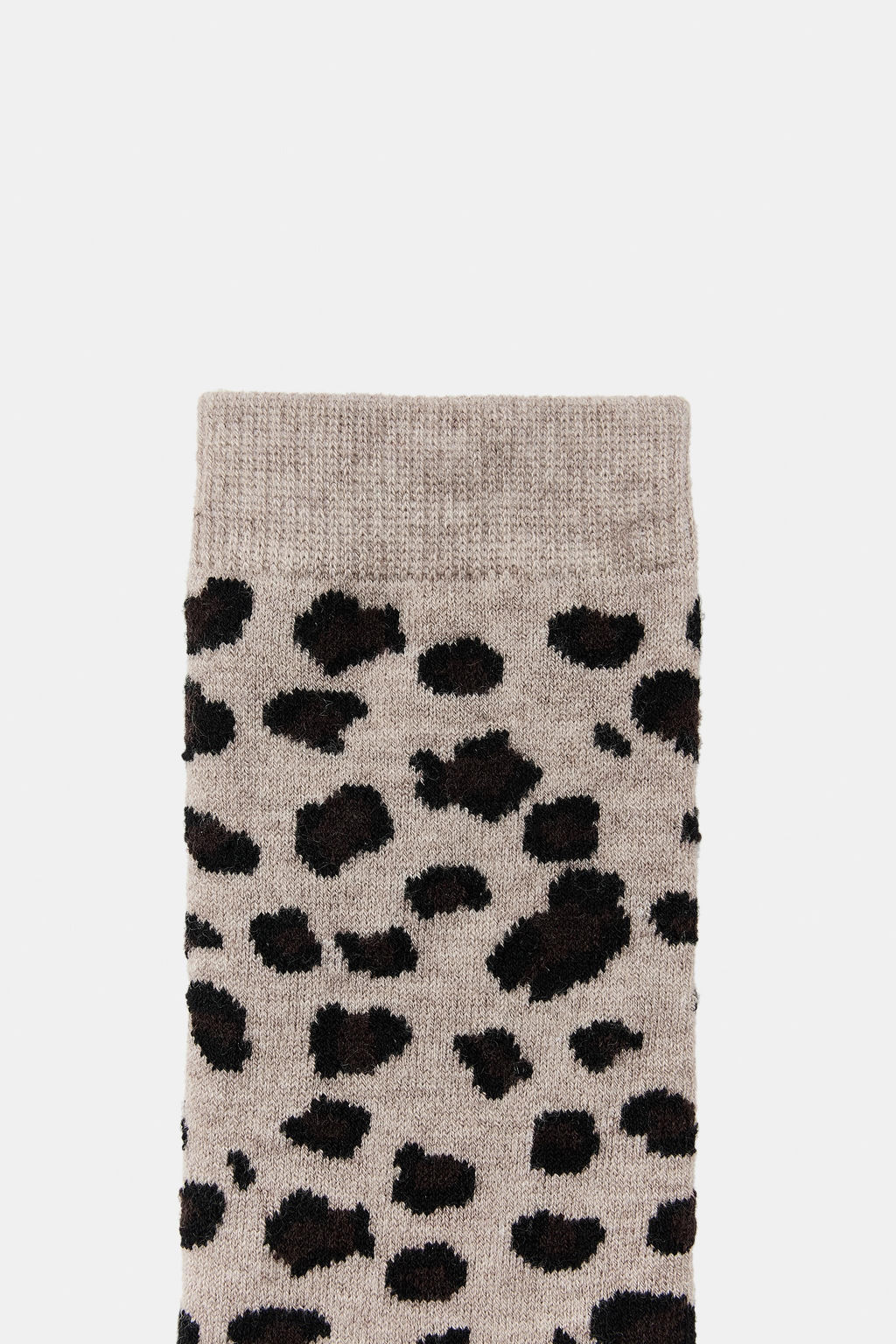 CALCETINES JACQUARD ESTAMPADO ANIMAL / Leopardo