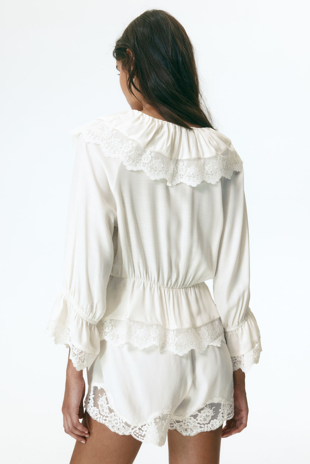 Blusa de volantes con peplum - H&m фото 3