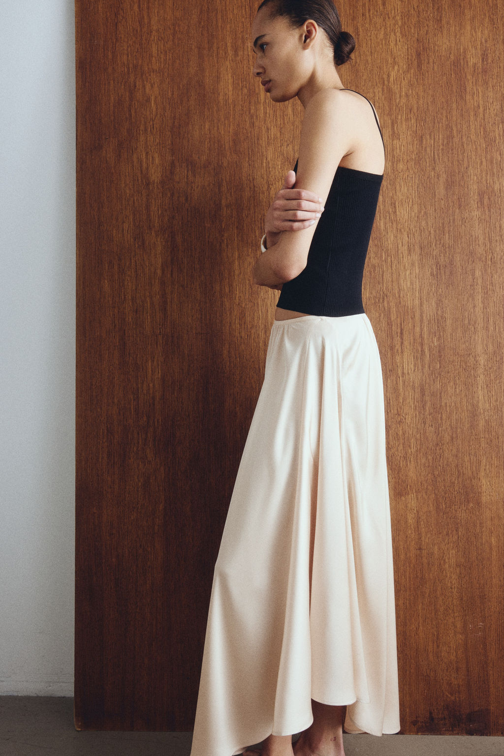 Satin maxi skirt - H&m фото 2