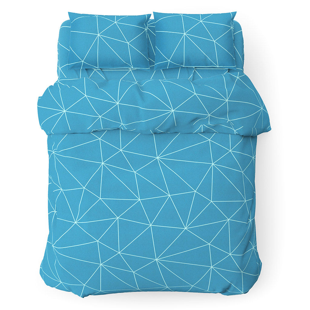 Постельное белье, комплект Евро Макси Я верю в себя-Б 4/6 бирюзовый 4 предмета: пододеяльник 240х215см, простыня 220х240см, 2 наволочки 50х70см с клапаном-запахом, бязь Комфорт 121г/м2, хлопок 100%, упаковка классическая ПВХ 34,5х41см, Домашня - Домашняя мода фото 2