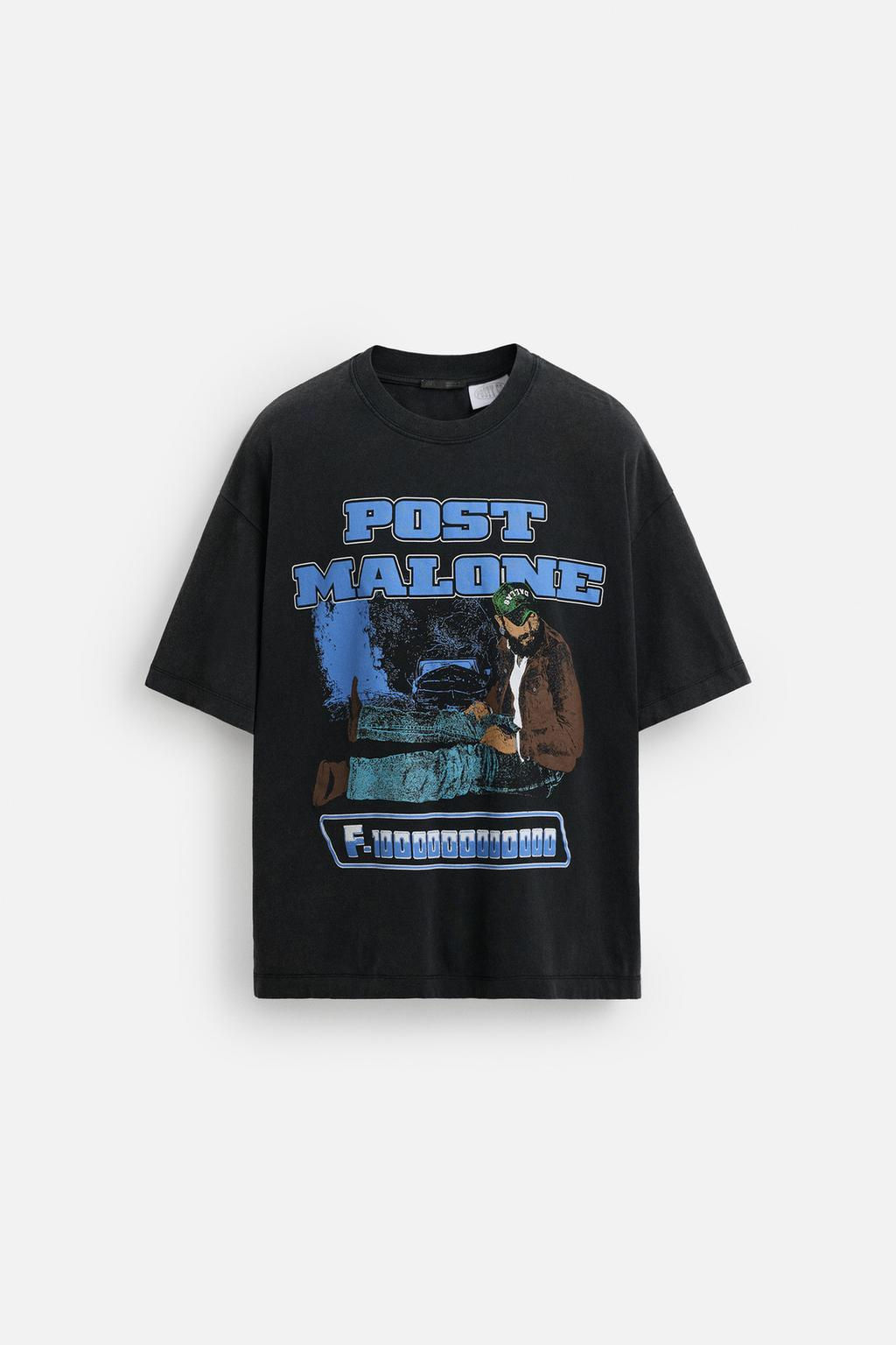 POST MALONE GRAPHIC T-SHIRT - Zara фото 7