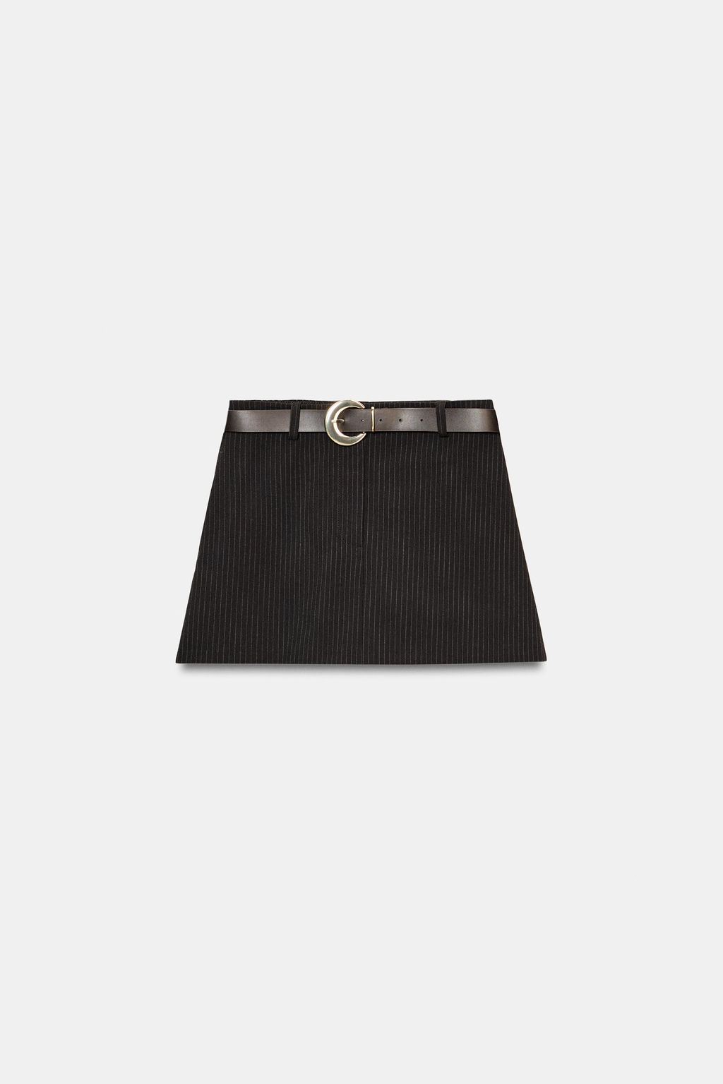 PINSTRIPE SKORT WITH BELT - Zara фото 4