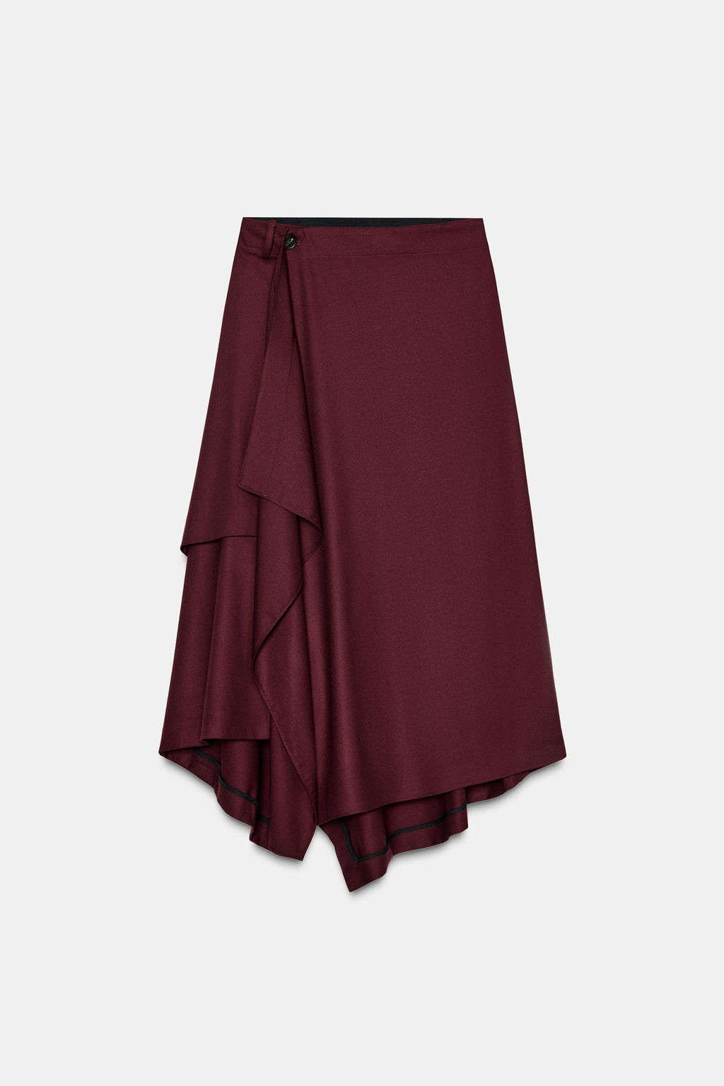 ZW COLLECTION ASYMMETRIC SKIRT - Zara фото 7