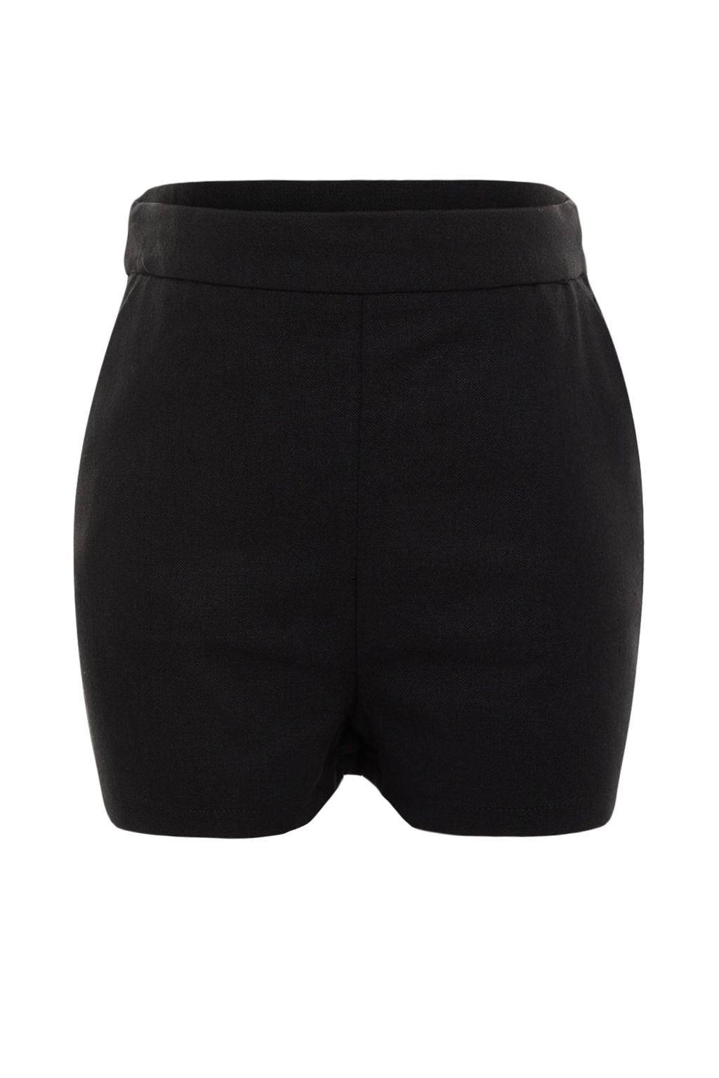 TRENDYOLMILLA Mavi Dokuma Keten Kar?s?ml? %100 Pamuklu Plaj Sort & Bermuda TBESS21SR0058  фото 6
