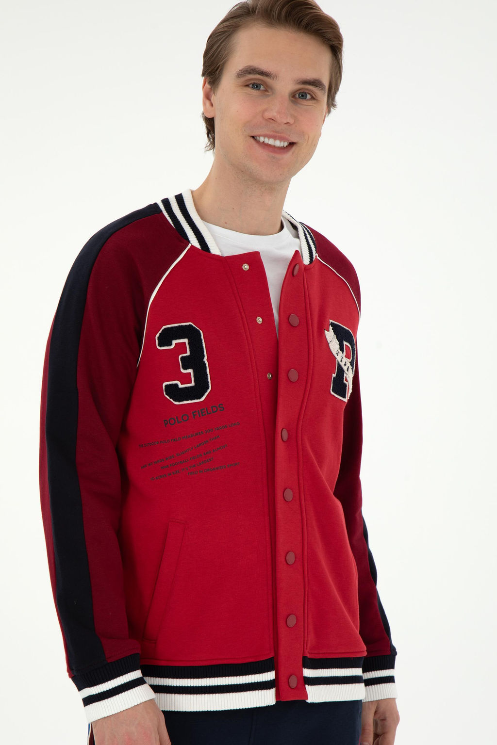 Мужской красный вязаный кардиган Неожиданная скидка в корзине - U.s. polo assn фото 3