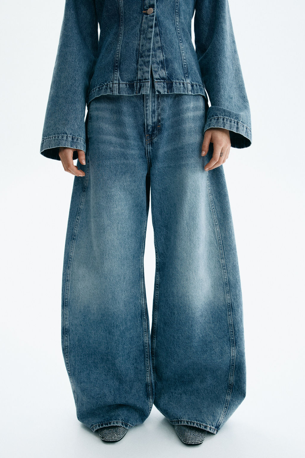Barrel High Jeans - H&m фото 4
