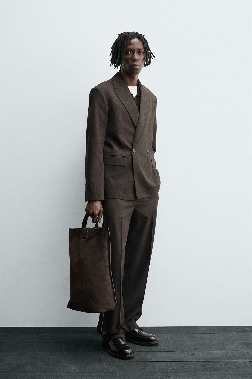 WOOL SUIT TROUSERS