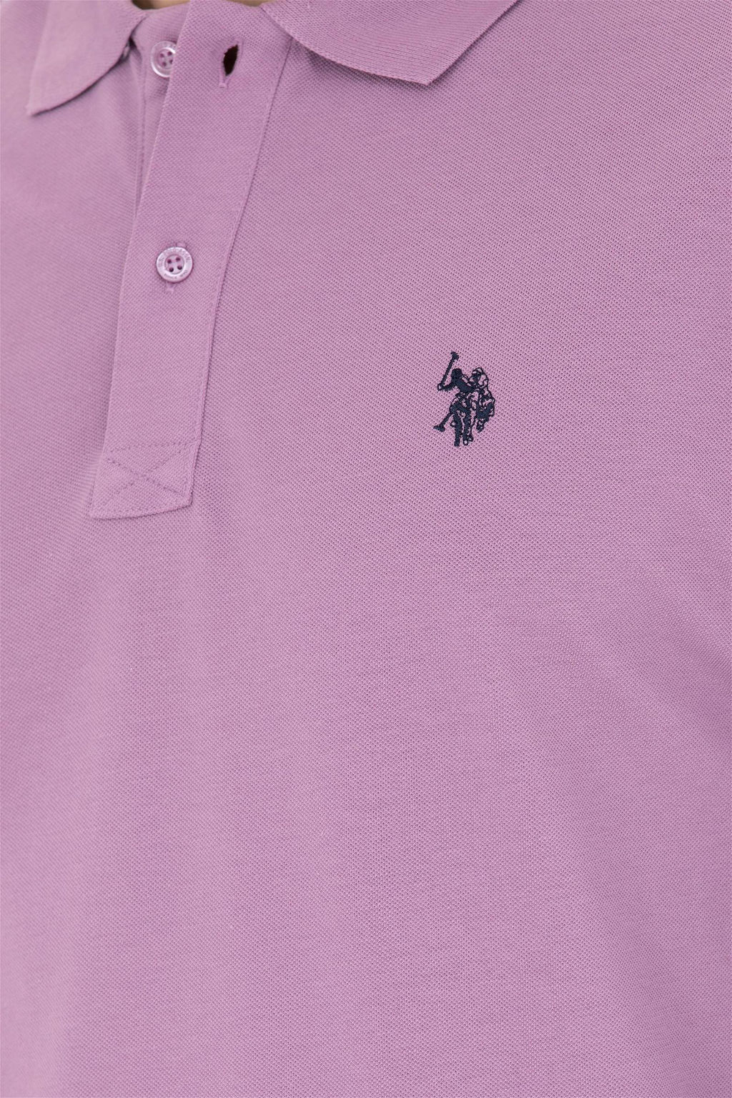 Мужской сиреневый базовый свитшот - U.s. polo assn фото 7