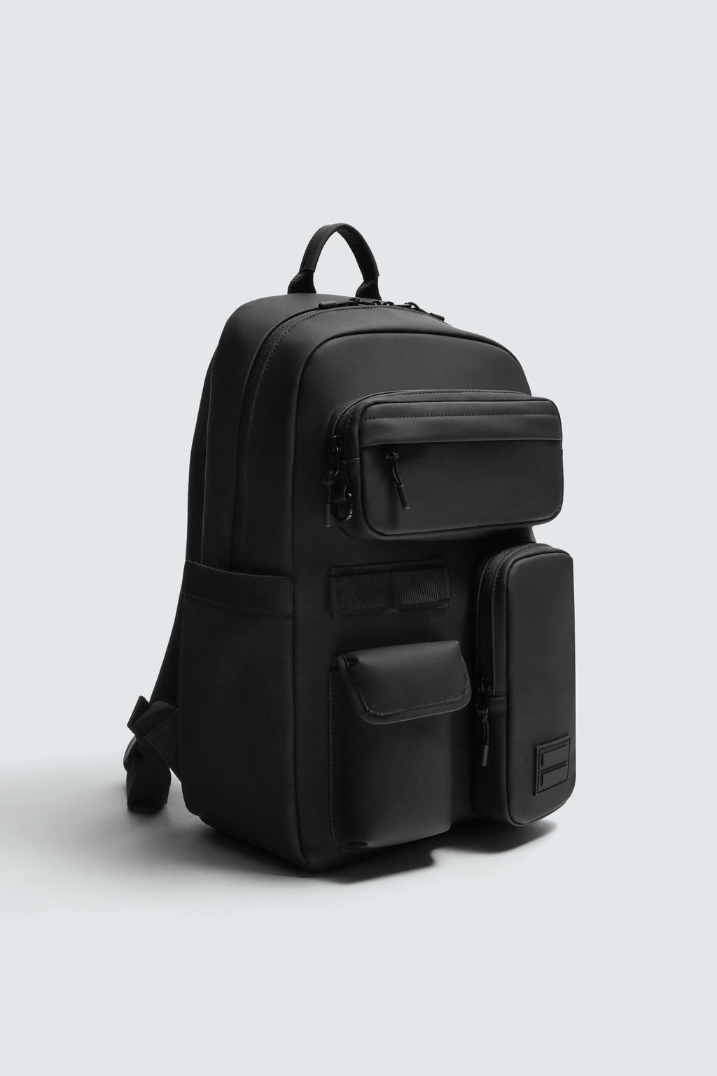 RUBBERISED MULTI-POCKET BACKPACK - Zara фото 13