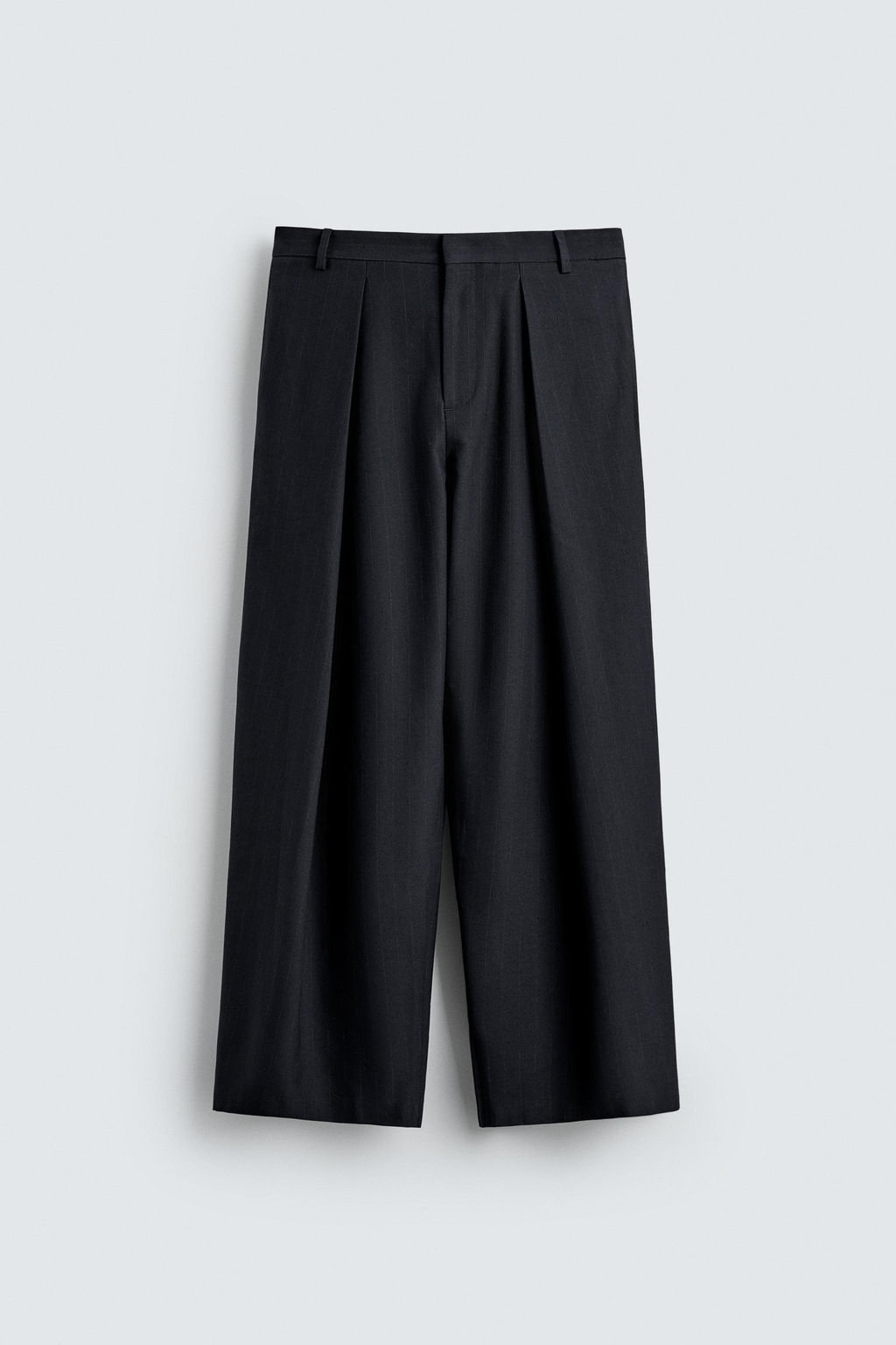 RELAXED FIT PLEATED TROUSERS - Zara фото 7