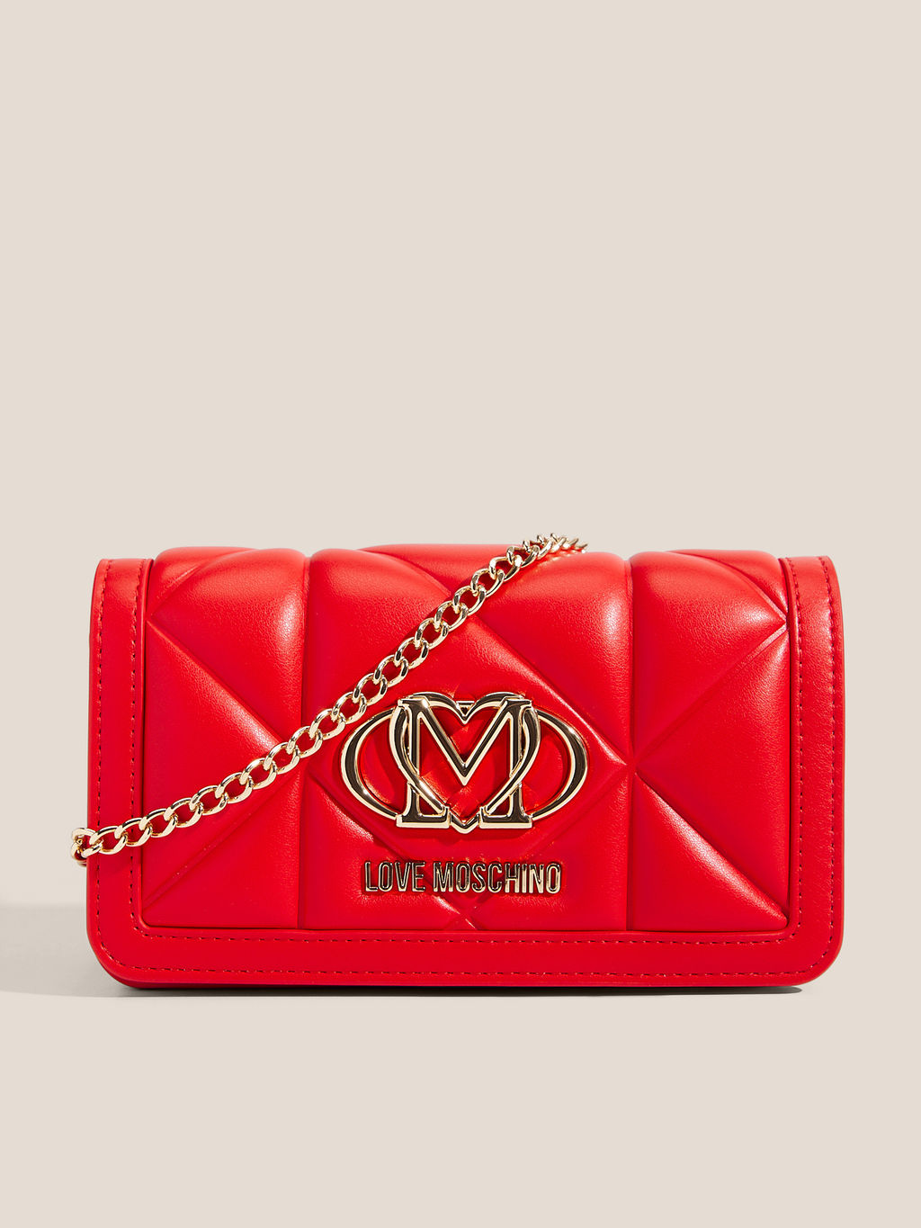 Клатч LOVE MOSCHINO SLG EMBOSSED Q Артикул 4561115, рубиновый