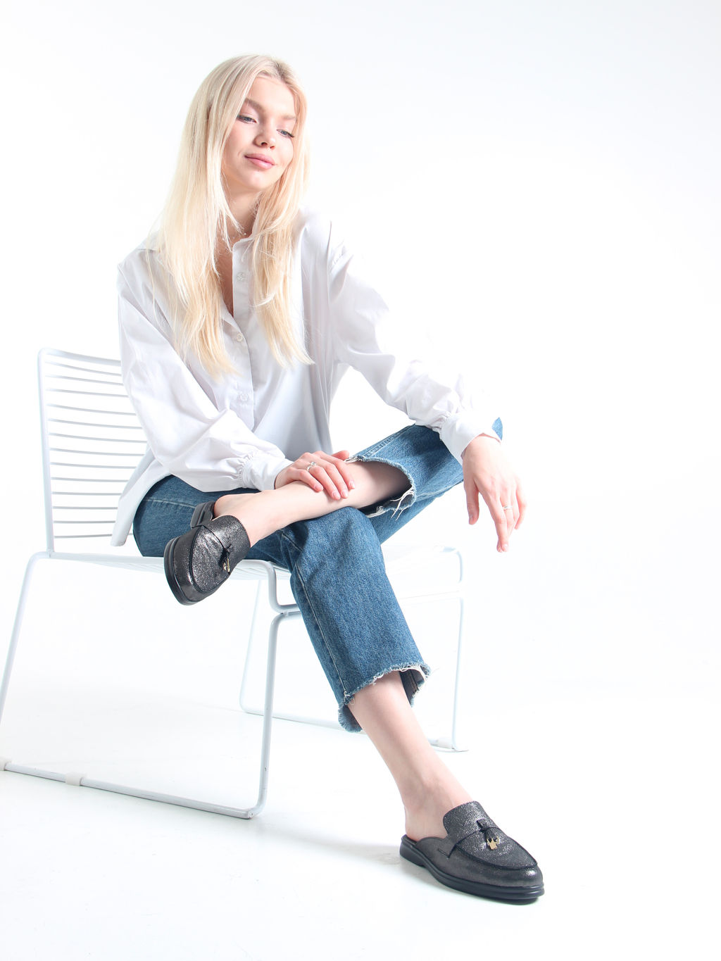 Мюли 1070.2614bl. черный астана