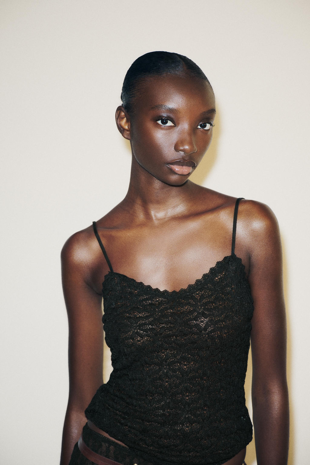 LACE STRAPPY TOP - Zara фото 2