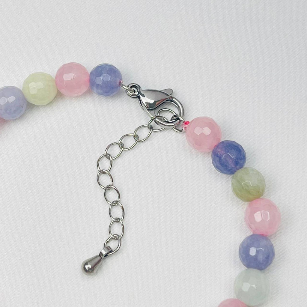 Браслет из Кварца микс и Берилла