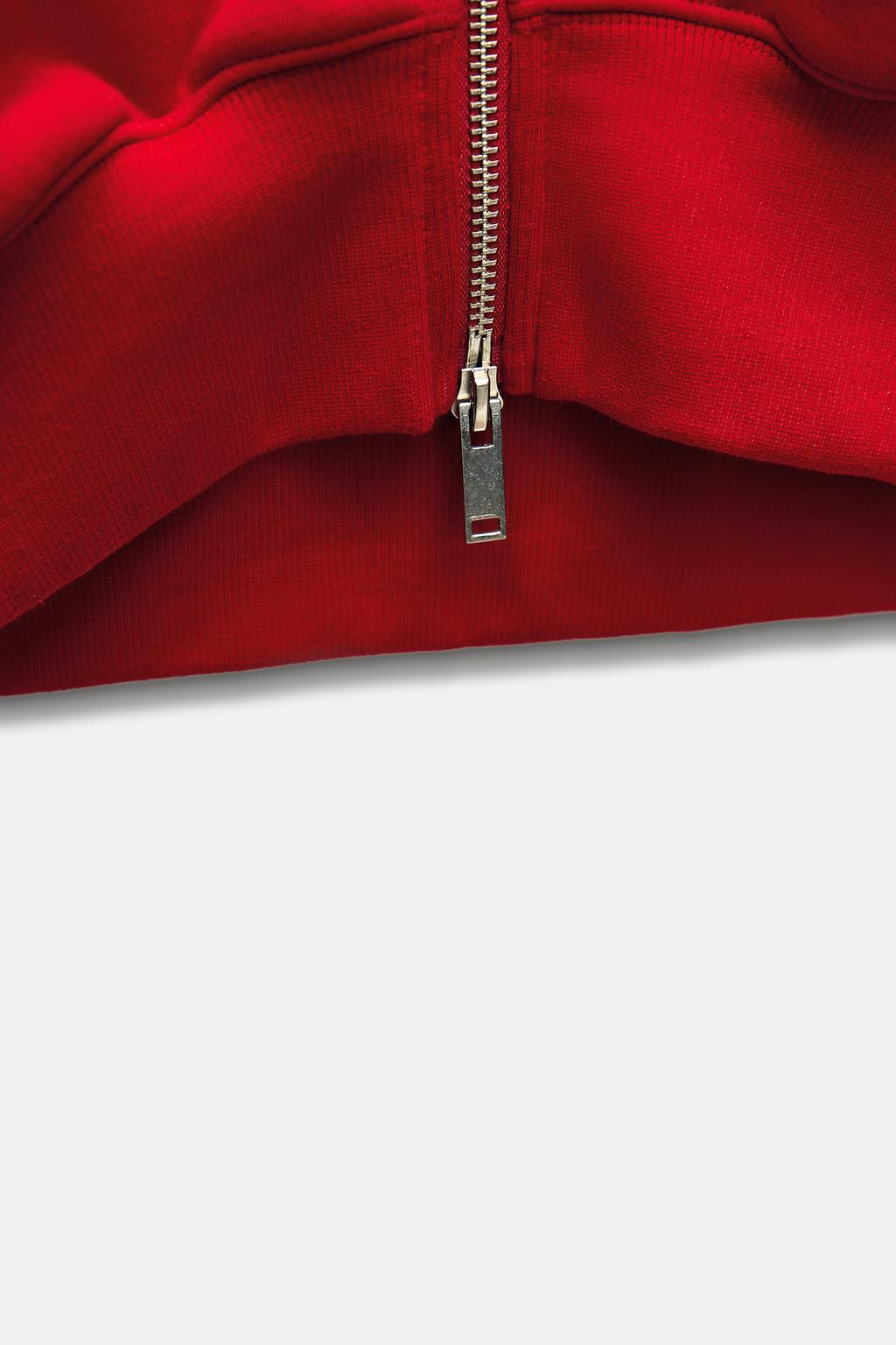 OVERSIZED ZIPPED SWEATSHIRT - Zara фото 17