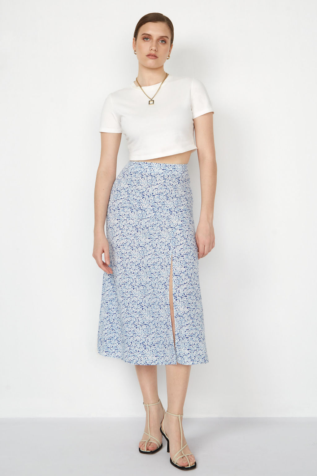 Юбка с разрезом по ноге - Mollis фото 2