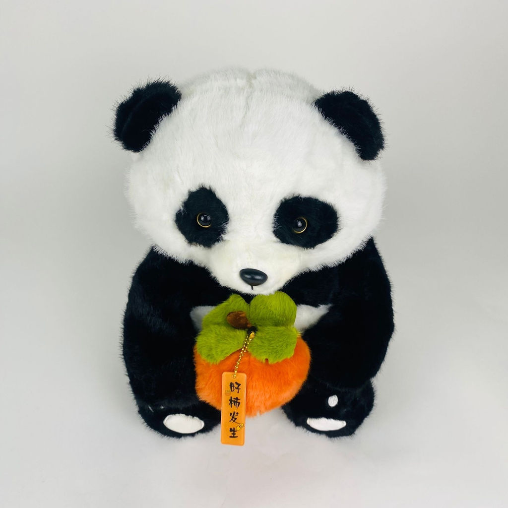 Мягкая игрушка Панда с персиком 33 см - Storyland фото 3