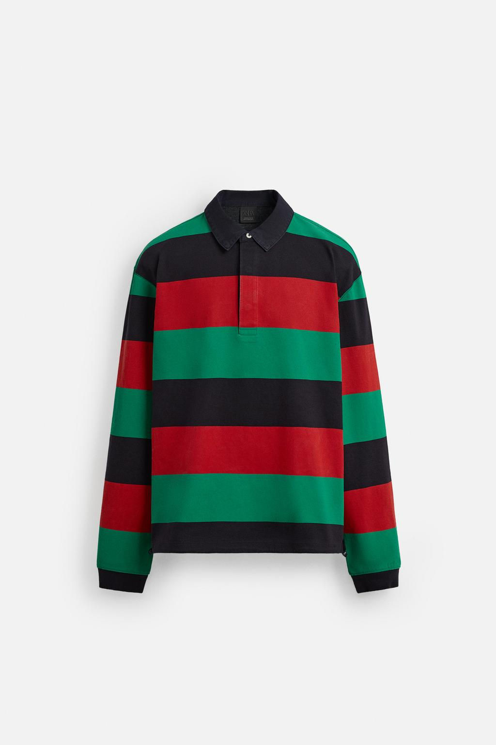 STRIPED POLO SHIRT - Zara фото 8